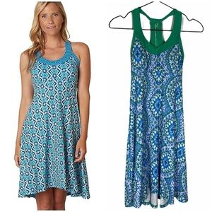 NWT Prana Cali Dress Blue Gardenia XS MSRP $85
